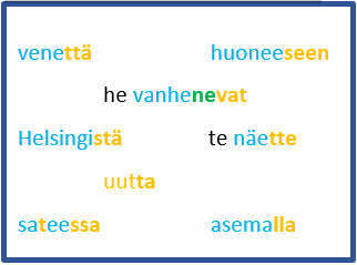 Special grammar course of Finnish language
