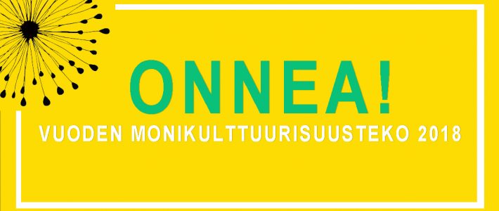 Vuoden monikulttuurisuusteko – The Multicultural Foundation Award 2018